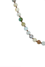 Load image into Gallery viewer, Amazonite Mala-Pearl Knot Beaded Necklace