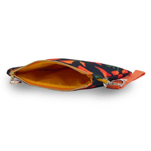 Load image into Gallery viewer, Miss Zip Wristlet: Poppy Charcoal
