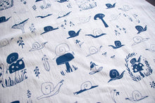 Load image into Gallery viewer, *NEW* Snails Towel, Handprinted Cotton Kitchen Towel