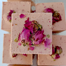 Load image into Gallery viewer, Herbal-Infused Rose Bath Bomb