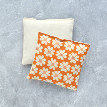 Load image into Gallery viewer, Lavender Sachet Bundle Heart Flowers in Caramel Cotton Terra