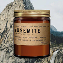 Load image into Gallery viewer, Yosemite, California Candle: Natural Coconut Soy Wax Candle