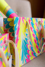 Load image into Gallery viewer, Hand Marbled Gift Bags (Medium) - Neon