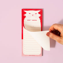 Load image into Gallery viewer, Bromstad Printing Co. - Don't Wanna - Risograph Notepad
