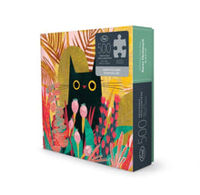 Load image into Gallery viewer, Puzzle 500 Pc - Karen Obuhanych - Black Cat
