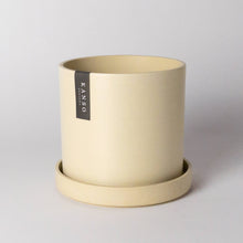 Load image into Gallery viewer, 7" & 4" Signature Planters & Saucer | Earth Tones: White Stone / 7" Only