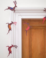 Load image into Gallery viewer, Reindeers Sewn Garland