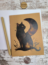 Load image into Gallery viewer, Obsidian Cat Kitty Journal Notebook