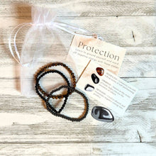 Load image into Gallery viewer, Intentions Bracelet Protection 4mm.