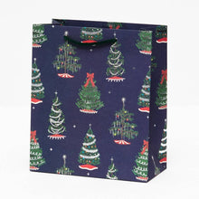 Load image into Gallery viewer, Tinsel Tree Christmas Gift Bag