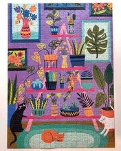 Load image into Gallery viewer, Purrfect Plants 500 Piece Puzzle