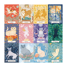 Load image into Gallery viewer, Cat Zodiac 500 Piece Puzzle