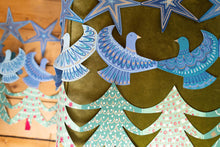 Load image into Gallery viewer, Christmas Trees Concertina Garland