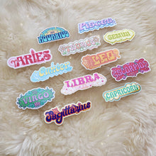 Load image into Gallery viewer, Zodiac Sticker (Colorful), All Signs