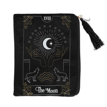 Load image into Gallery viewer, The Moon Tarot Card Zippered Bag