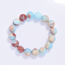 Load image into Gallery viewer, Snakeskin Jasper Stone Bracelet B1985: 4MM