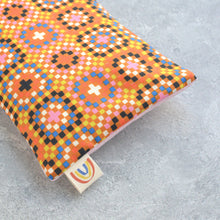 Load image into Gallery viewer, Minor Thread - Oversized Eye Pillow in Granny Squares Cotton: Lavender