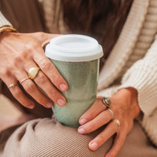 Load image into Gallery viewer, Nova Ceramics Travel Mugs - Emerald 12oz Ceramic Travel Mug – Reusable & Stylish