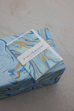 Load image into Gallery viewer, Hand Marbled Greeting Card - Free Spirit Summer Sky