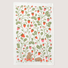 Load image into Gallery viewer, Berry Bears Tea Towel