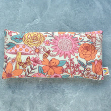 Load image into Gallery viewer, Weighted Eye Pillow in Pollinator Party Floral