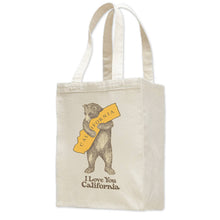 Load image into Gallery viewer, SF Mercantile - California Bear Hug Tote – “I Love You California”