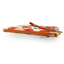 Load image into Gallery viewer, Miss Zip Wristlet: Poppy Cream