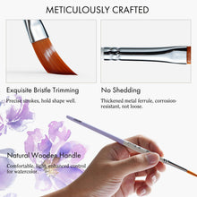 Load image into Gallery viewer, Artify - ARTIFY 9 PCS Travel Watercolor Brushes for Beginners & Pros: 9 PCS Camellias