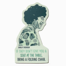 Load image into Gallery viewer, Blackbird Letterpress - Shirley Chisholm sticker