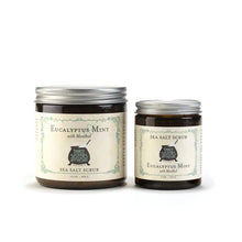 Load image into Gallery viewer, Sea Salt Scrub Eucalyptus & Mint