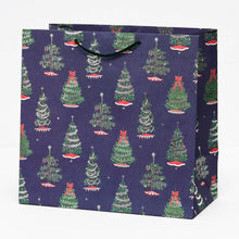 Load image into Gallery viewer, Tinsel Tree Christmas Gift Bag