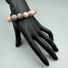 Load image into Gallery viewer, Rhodonite Stone Beaded Bracelet: 4MM