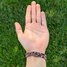 Load image into Gallery viewer, Crystal Bracelet - 4mm Rhodonite