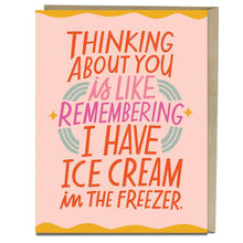 Load image into Gallery viewer, Ice Cream Freezer Love Card