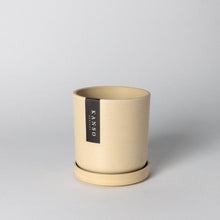 Load image into Gallery viewer, 7" & 4" Signature Planters & Saucer | Earth Tones: White Stone / 7" Only