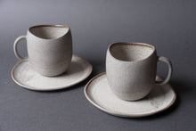 Load image into Gallery viewer, Stone - "SIMPLICITY" tall oval mug 450 ML, stoneware