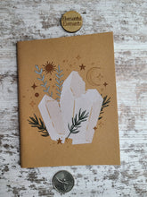 Load image into Gallery viewer, Crystal Green Witch Moon Notebook Journal