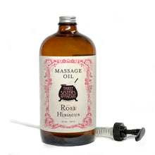 Load image into Gallery viewer, Massage Oil Rose & Hibiscus