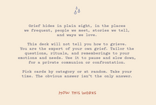 Load image into Gallery viewer, Sitting With Sadness Card Deck