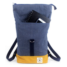 Load image into Gallery viewer, Mini Brightday Backpack: Denim Stitch