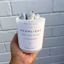 Load image into Gallery viewer, Moonlight Crystal Candle · Crystal Infused · 8oz ·