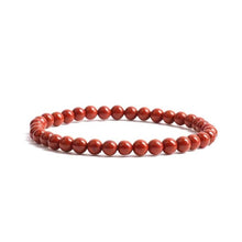 Load image into Gallery viewer, Crystal Bracelet - 4mm Red Jasper