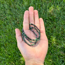 Load image into Gallery viewer, Earths Elements Wholesale - Crystal Bracelet - 4mm Ruby Zoisite, pack of 5