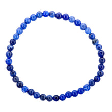 Load image into Gallery viewer, Crystal Bracelet - 4mm Lapis Lazuli