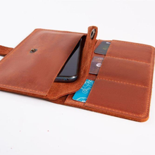 Load image into Gallery viewer, Cell Phone Wallet: Black