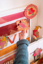 Load image into Gallery viewer, Hearts Sewn Garland