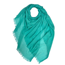 Load image into Gallery viewer, Classic Cotton Blend Scarf With Fringes