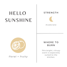 Load image into Gallery viewer, Hello Sunshine Frosted Candle