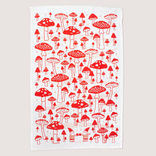 Load image into Gallery viewer, Gnome Mushroom Tea Towel