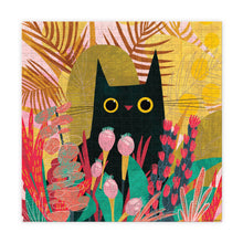 Load image into Gallery viewer, Puzzle 500 Pc - Karen Obuhanych - Black Cat